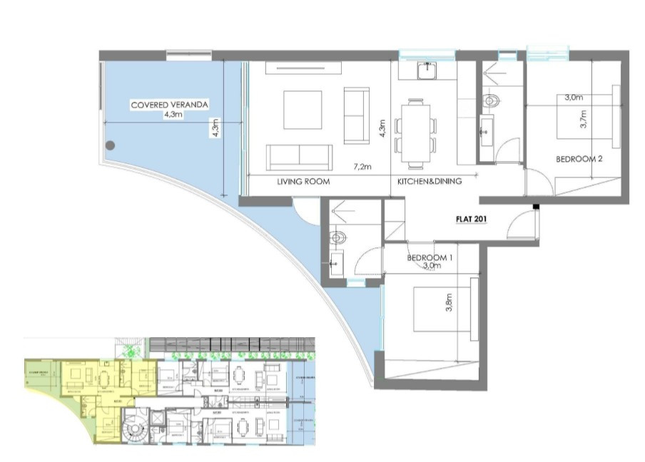 Property for Sale: Apartment (Flat) in Agios Andreas, Nicosia  | Key Realtor Cyprus