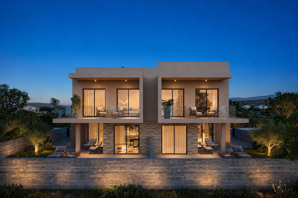 Property for Sale: House (Semi detached) in Geroskipou, Paphos  | Key Realtor Cyprus
